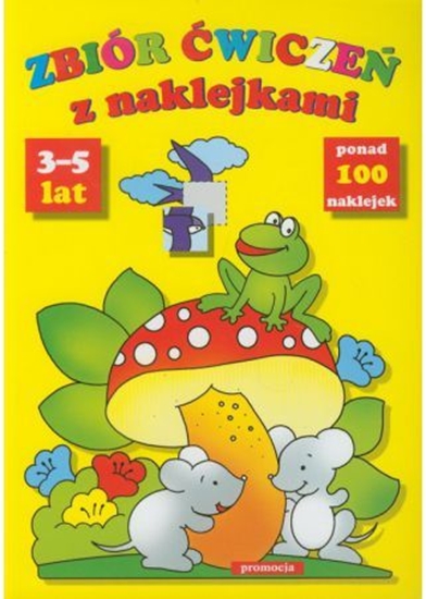 Picture of Zbiór ćwiczeń z naklejkami, 3-5 lat