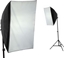 Attēls no Lampa studyjna IShoot Zestaw Softbox 50x70cm + Statyw 220cm + ŻarÓwka 125w = 600w