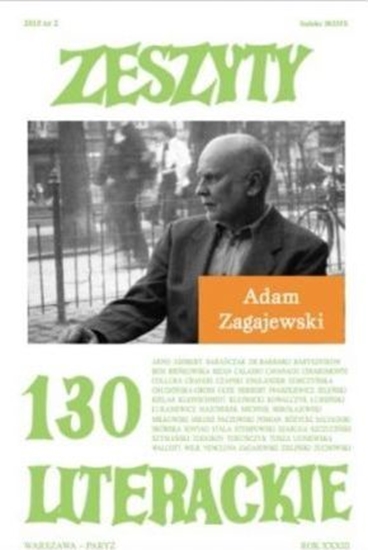 Изображение Zeszyty literackie 130 2/2015