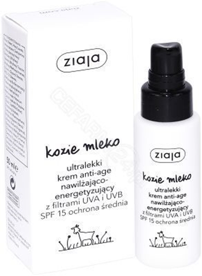 Picture of Ziaja Ultralekki krem Kozie Mleko SPF15 50ml