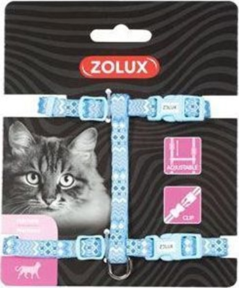 Изображение Zolux Szelki nylon regul. ETHNIC kol. niebieski