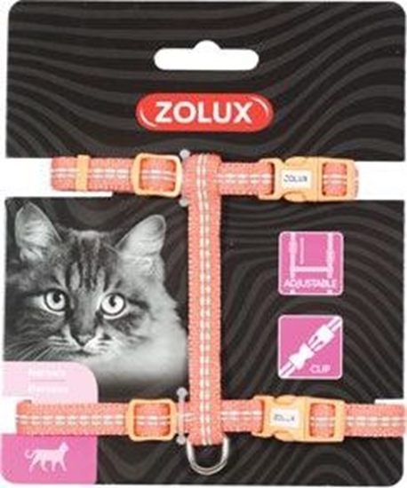 Изображение Zolux Szelki nylon regul. TEMPO kol. pomarańczowy