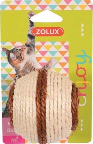 Изображение Zolux ZOLUX Zabawka dla kota piłka sizal