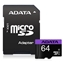 Picture of Karta ADATA Premier MicroSDXC 64 GB Class 10 UHS-I/U1  (AUSDX64GUICL10-PA1)