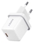 Attēls no PA-F5 OEM White Mini ładowarka sieciowa 1xUSB-C 20W PD Power Delivery 