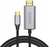 Изображение Savio USB-C Male - HDMI Male 2.0b 1m Silver