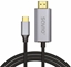 Изображение Savio USB-C Male - HDMI Male 2.0b 1m Silver