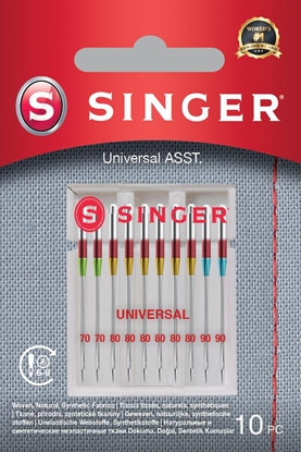 Attēls no Singer | Universal Needles ASST 10PK for Woven Fabrics