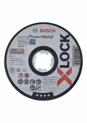 Picture of Bosch X-LOCK Cutting Disc INOX     115x1mm