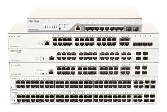 Изображение D-Link DBS-2000-28P network switch Managed L2 Gigabit Ethernet (10/100/1000) Power over Ethernet (PoE) Grey