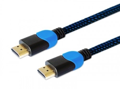 Picture of Kabel HDMI 2.0 niebiesko-czarny 3m, GCL-05