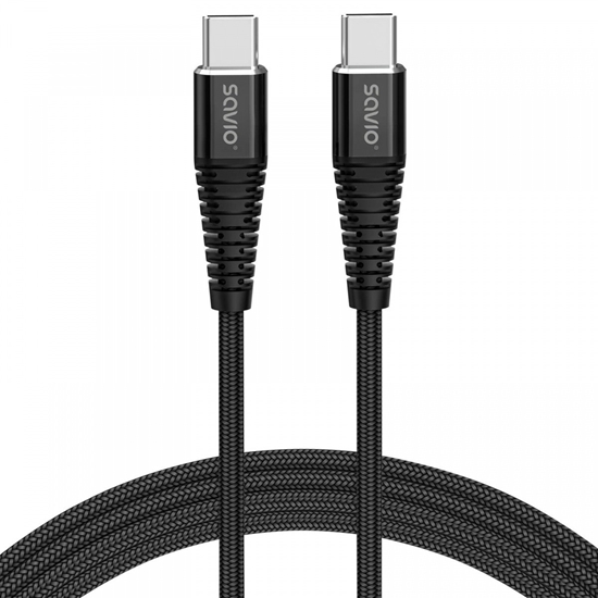 Изображение Kabel USB typu C - USB typu C 5A 1m, CL-159