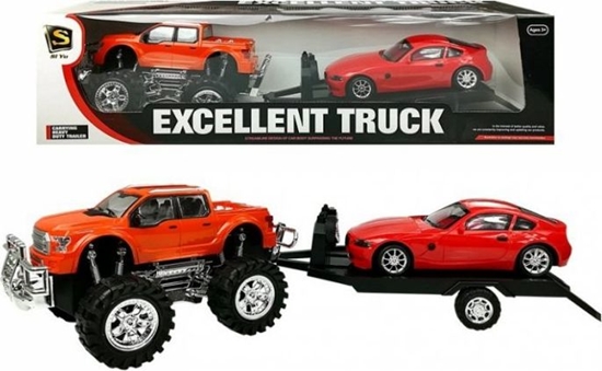 Изображение Lean Sport Zestaw Pojazdów Monster Truck Laweta 58 cm