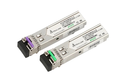 Изображение Moduły SFP 1.25G WDM 1490/1550nm single mode LC 