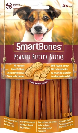 Изображение Smart Bones Peanut Butter Sticks 5 szt.