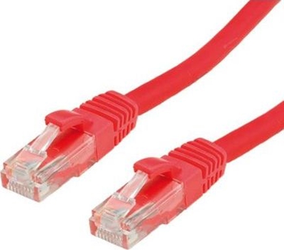 Изображение Value Patchcabel RJ-45 - 1 m - UTP - CAT 6a -czerwony,(21,99.1421)