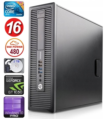 Изображение HP 600 G1 SFF i5-4570 16GB 480SSD+2TB GT1030 2GB WIN10Pro