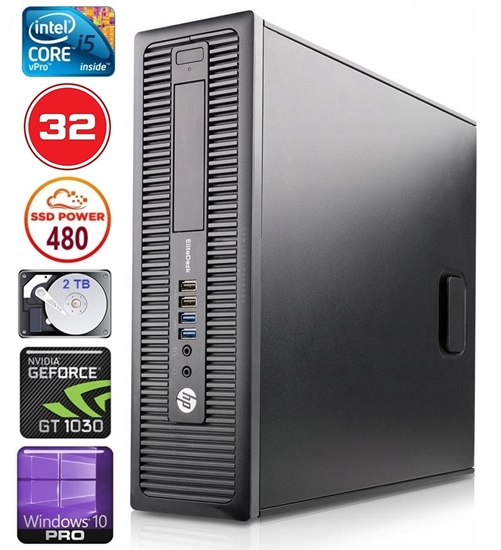 Изображение HP 600 G1 SFF i5-4570 32GB 480SSD+2TB GT1030 2GB WIN10PRO/W7P