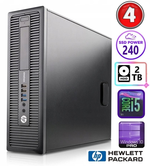 Picture of HP 600 G1 SFF i5-4570 4GB 240SSD+2TB WIN10Pro