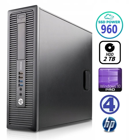 Picture of HP 600 G1 SFF i5-4570 4GB 960SSD+2TB WIN10Pro