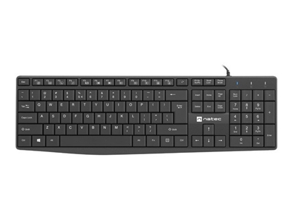 Picture of NATEC Keyboard Nautilus US slim black