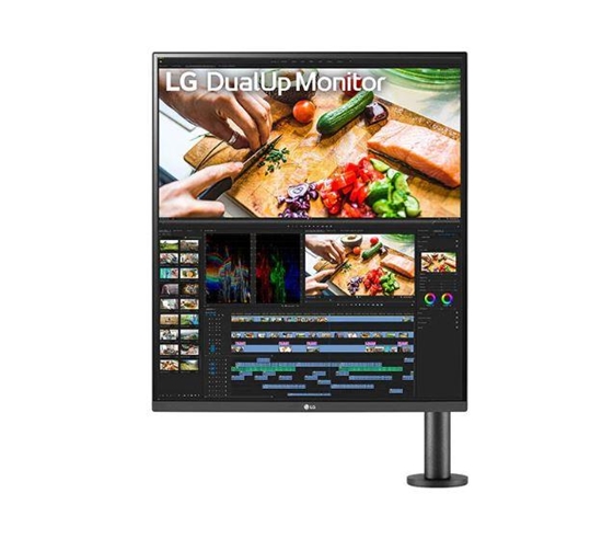 Picture of 71,1cm/28'' (2560x2880) LG DualUp Ergo 28MQ780-B 16:18 5ms Nano IPS 2xHDMI DisplayPort USB-C VESA Pivot Speaker SDQHD