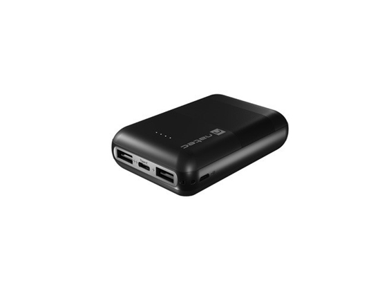 Изображение Powerbank Trevi Compact 10000mAh 2x USB + USB-C Czarny 