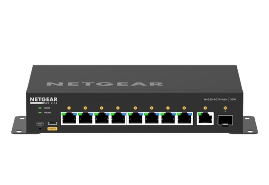 Picture of NETGEAR 8x1G PoE+ 110W 1x1G and 1xSFP Managed Switch