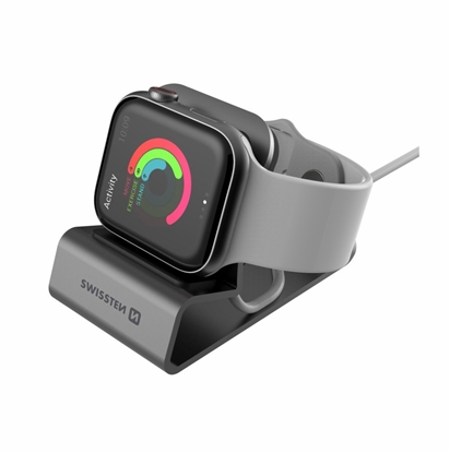 Attēls no Swissten Aluminum Stand for Apple Watch