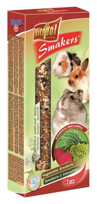 Attēls no Vitapol vegetable flasks for rodents - 2 pcs - 90 g