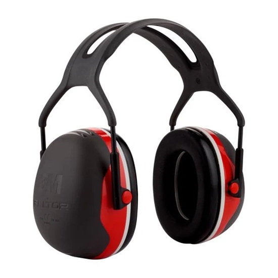 Picture of 3M Peltor capsule ear protection X3A black/red