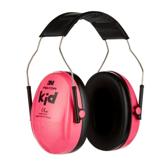 Picture of 3M Peltor Kid capsule ear protection KIDR pink