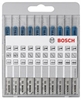 Изображение Bosch 10 pcs. Jigsaw Blade Kit basic for Metal and Wood