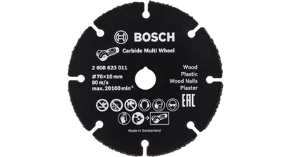 Attēls no Bosch Tarcza tnąca z węglików spiekanych Multi Wheel 125mm (2.608.623.013)