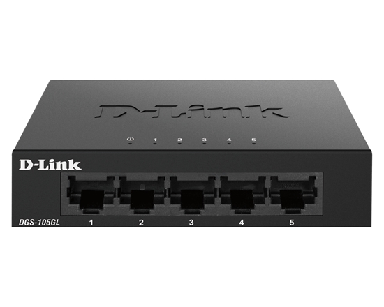 Picture of D-Link DGS-105GL network switch Unmanaged Gigabit Ethernet (10/100/1000) Black