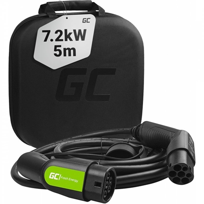 Изображение Green Cell EV09 electric vehicle charging cable Type 2 7,2kW 5 m