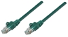Изображение Intellinet Network Patch Cable, Cat6, 0.25m, Green, Copper, S/FTP, LSOH / LSZH, PVC, RJ45, Gold Plated Contacts, Snagless, Booted, Lifetime Warranty, Polybag