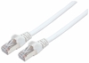 Изображение Intellinet Network Patch Cable, Cat7 Cable/Cat6A Plugs, 7.5m, White, Copper, S/FTP, LSOH / LSZH, PVC, RJ45, Gold Plated Contacts, Snagless, Booted, Lifetime Warranty, Polybag