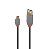 Изображение Lindy 2m USB 2.0 Type A to C Cable, Anthra Line