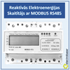 Picture of Reaktīvās/Aktīvās Enerģijas un Jaudas Trīsfāžu Elektrības Skaitītājs, 100A, Modbus RTU RS485, 7DIN