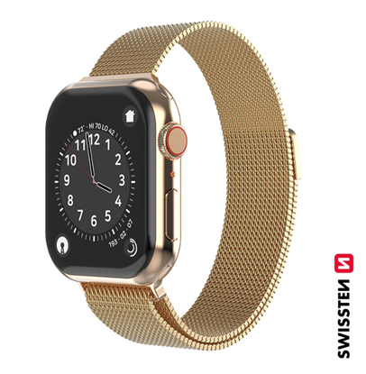 Attēls no Swissten Metal Strap for Apple Watch 1/2/3/4/5/6/SE / 42 mm / 44 mm