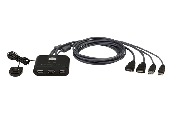 Picture of ATEN 2-Port USB FHD HDMI Cable KVM Switch