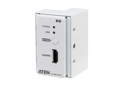 Изображение ATEN HDMI HDBaseT-Lite Transmitter with EU Wall Plate / PoH