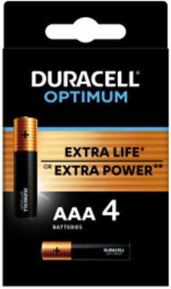 Attēls no Baterijas Duracell Optimum AAA 4pack