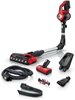 Изображение Bosch BBS711ANM stick vacuum/electric broom Battery Dry Bagless 0.3 L Black, Red, Stainless steel