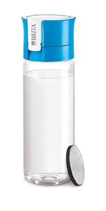 Attēls no Filter Bottle Brita Fill&Go + 4 pc(s) filter cartridges (0,6l; blue)