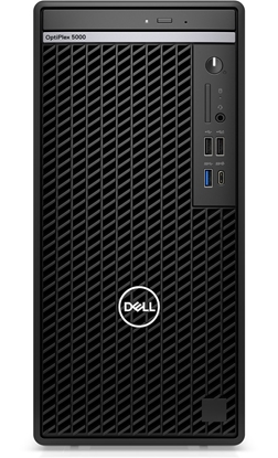 Изображение Dell Optiplex 5000 MT i5-12500 8GB DDR4 SSD256 Intel UHD Graphics 770 DVD RW Wireless Kb & Mouse W11Pro Black