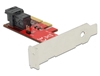 Picture of Delock PCI Express x4 Card > 1 x internal SFF-8643 NVMe – Low Profile Form Factor