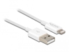 Picture of Delock USB data and power cable for iPhone™, iPad™, iPod™ white 15 cm