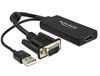 Изображение Delock VGA to HDMI Adapter with Audio black